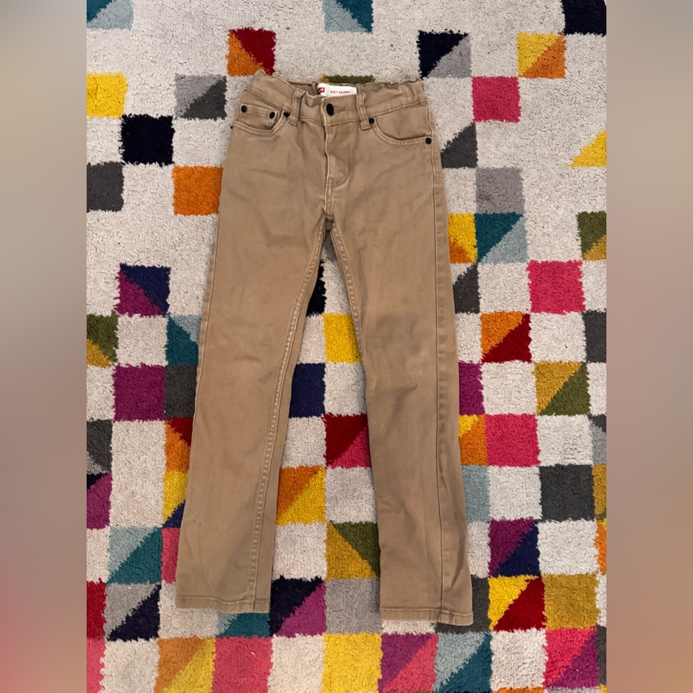 Levi’s kids 510 skinny khaki denim, size 10